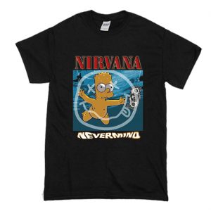 Bart Simpson Nirvana Nevermind T-Shirt (BSM)