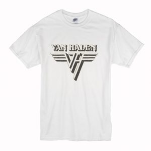 Van Halen Band Space Logo White T Shirt (BSM)