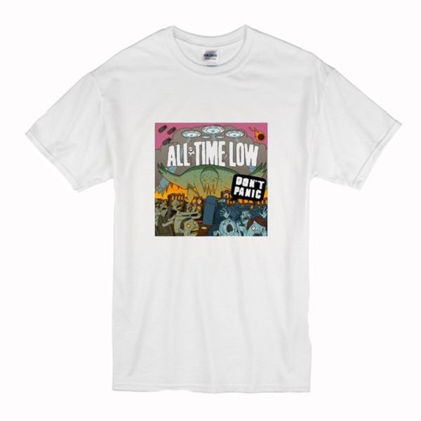 All Time Low Don't Panic T-Shirt (BSM)