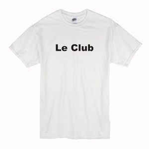 Le Club Letters Print T Shirt (BSM)