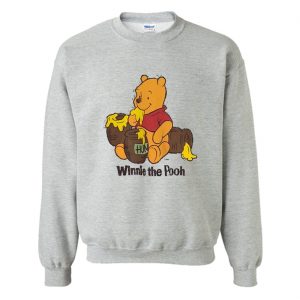 Vintage Winnie The Pooh Sweatshirt Grey (BSM)