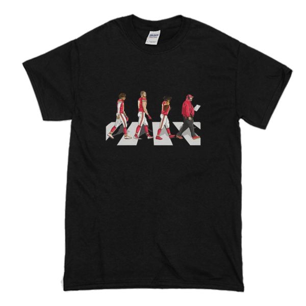 Kansas City Chiefs Mahomes Kelce Cross Abbey Road T Shirt (BSM)