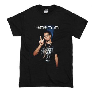 Kid Cudi Men's Peace Sign Slim Fit T-Shirt (BSM)