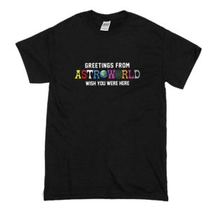 Travis Scott Astroworld Tour Greetings From Astroworld Album T Shirt (BSM)