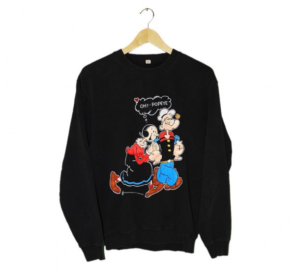 Vintage POPEYE And OLIVE OYL Sweatshirt (BSM)