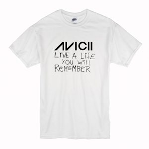 Avicii Live A Life You Will Remember T Shirt (BSM)