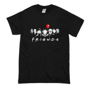 Official Horror Movie Character Friends Halloween T Shirt (BSM)