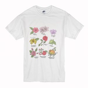 Disney Princess Floral Fashion T Shirt (BSM)