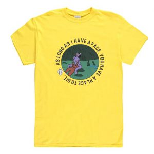 Long As I Have A Face You Have A Place To Sit T-Shirt Yellow (BSM)