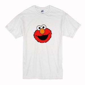 Sesame Street Elmo Cookie Monster T Shirt White (BSM)