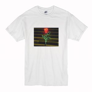 Louis Tomlinson Neon Rose T-Shirt (BSM)