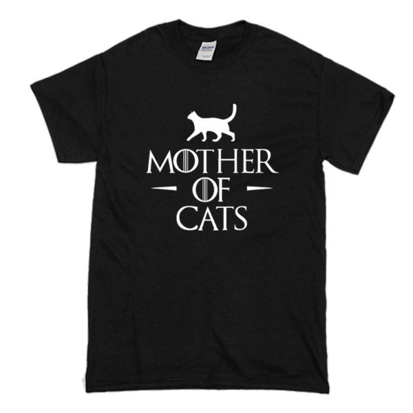 Mother Of Cats T-Shirt Black (BSM)