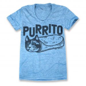 Purrito mexican food T-Shirt (BSM)