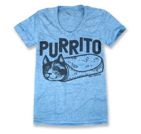 Purrito mexican food T-Shirt (BSM)
