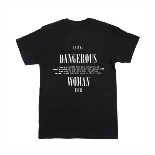 Ariana Dangerous Woman Tour T-Shirt Back (BSM)