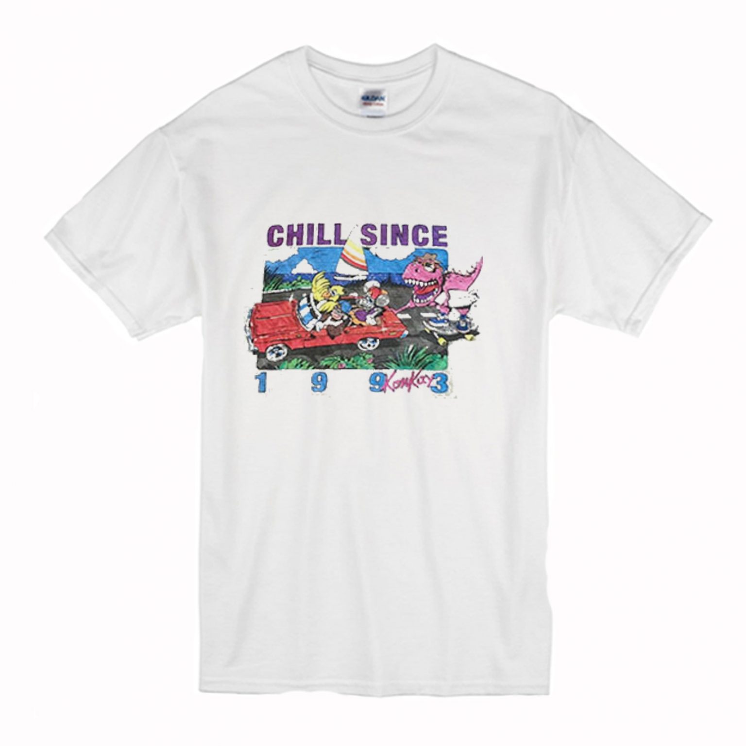 Chill Since 1993 T Shirt White (BMS)