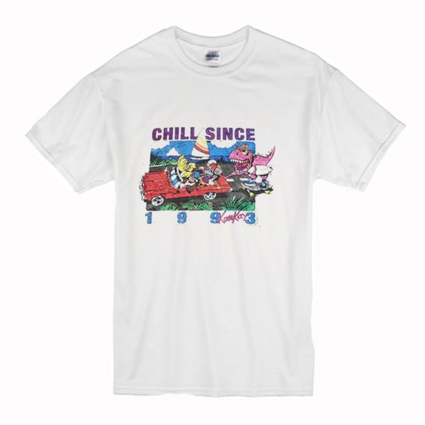 Chill Since 1993 T Shirt White (BMS)