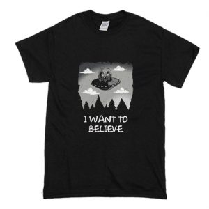 I Want To Believe in Kang and Kodos T-Shirt (BSM)
