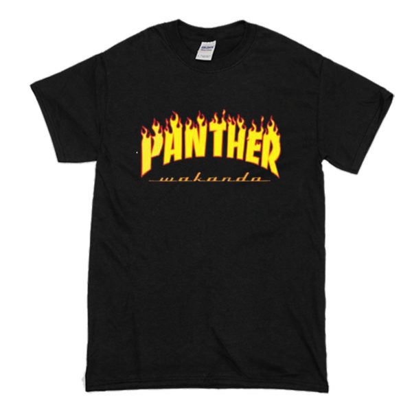 Thrasher Black Panther Wakanda T-Shirt (BSM)