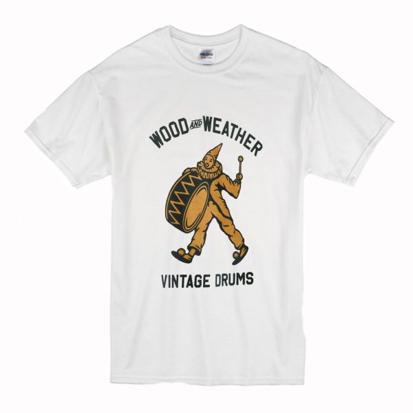 WOOD & WEATHER DRUM Vintage Clown T Shirt (BSM)