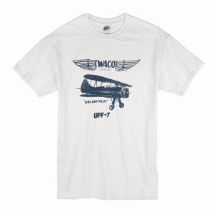 1980s Waco UPF-7 small military airplane T-Shirt (BSM)