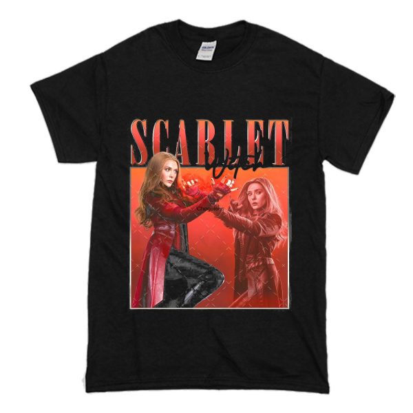 Vintage Scarlet Witch Wanda Maximoff T Shirt (BSM)