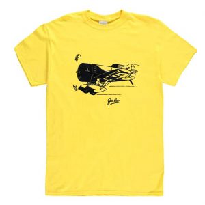 deadstock 1980s Jee Bee small vintage airplane T-Shirt (BSM)