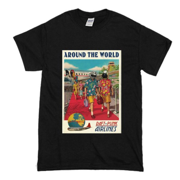 Around the world Daft Punk T Shirt (BSM)