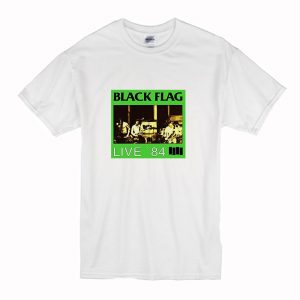 Black Flag LIVE 84 T-Shirt (BSM)