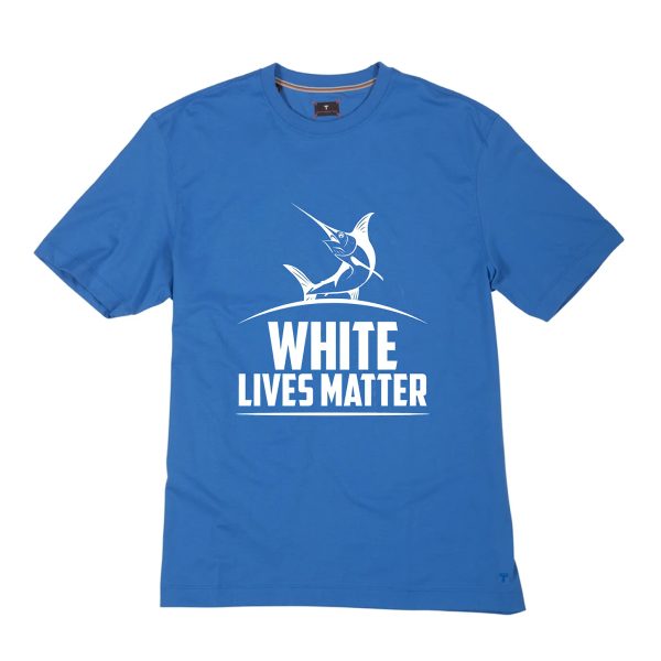 White Marlin lives Matter T-Shirt Blue (BSM)