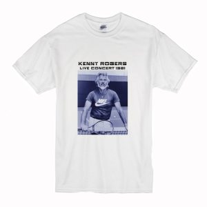 Kenny Rogers Live Concert 1981 T Shirt (BSM)