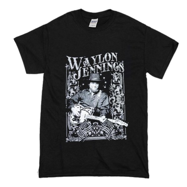 Waylon Jennings Telecaster T-Shirt (BSM)