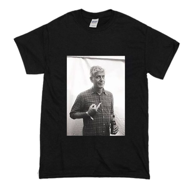 Anthony Bourdain Middle Finger T-Shirt (BSM)