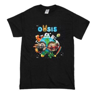 Oasis Bad Bunny Vinyl Record T Shirt (BSM)
