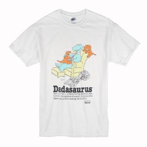 80s Dadasaurus Dinosaurs Cliff Galbraith Funny Cartoon Cute Dad T-Shirt (BSM)