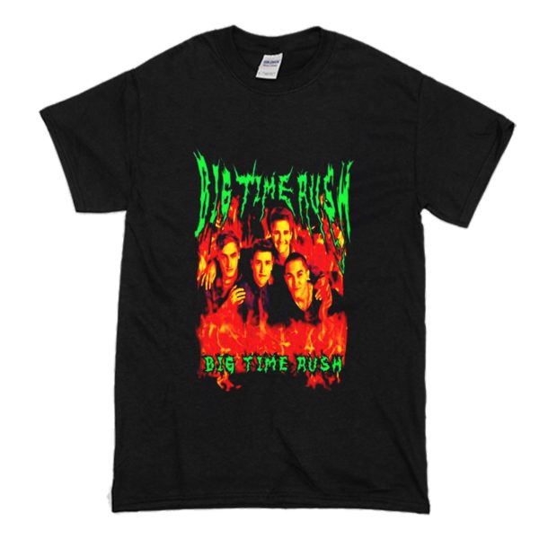 Big Time Rush Heavy Metal Btr Concert T Shirt (BSM)