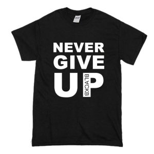 Never Give Up – Mo Salah T Shirt (BSM)