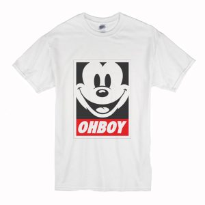 Oh Boy Mickey Mouse Obey Inspired T Shirt (BSM)