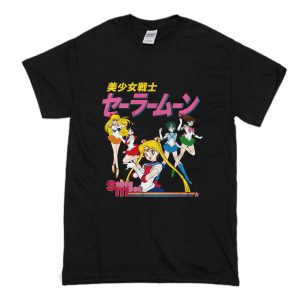 Sailor Moon Scouts Kanji T-Shirt (BSM)
