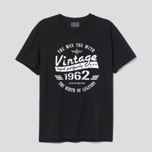 Vintage 1962 The Man The Myth T Shirt AI