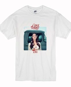 Lana Del Rey Rose Lust For Life T Shirt AI