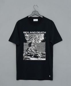 Sex And Death Bat Collage T-Shirt AI
