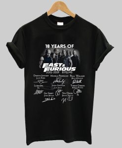 18 year Fast and Furious t shirt AI