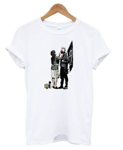 Anarchist and Mother Banksy T shirt AI