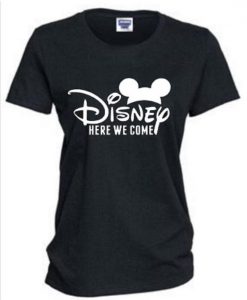 Disney Here We Come T Shirt AI