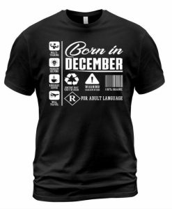 Born In December T-shirt AI