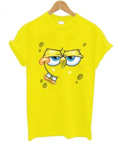 Spongebob Face Smirk T-Shirt AI