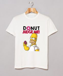 Donut Judge Me Homer Simpsons T-Shirt AI