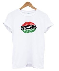 African Lips Flag Black History Month T Shirt AI