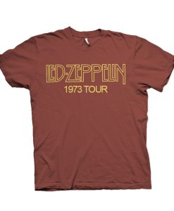 Led Zeppelin 1973 SHOWCO Crew North American Tour Staff T Shirt AI